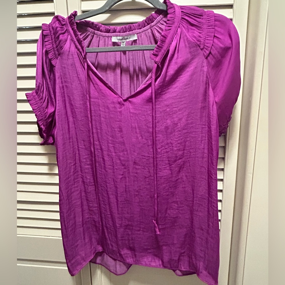 Naked Zebra Magenta Blouse